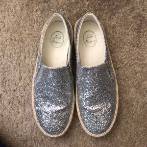 Jack Rogers Silver Slip On